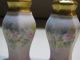 Rare Antique Salt & Pepper Shakers Roses Hand Painted Czechoslovakia Salt & Pepper Shakers photo 3