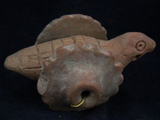Ancient Teracotta Bird With Wheels Indus Valley 500 Bc Tr174 photo