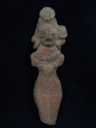 Ancient Large Size Teracotta Mother Goddess Indus Valley 600 Bc Tr7 photo