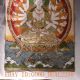 Tibetan Nepal Silk Embroidered Thangka Tara Tibet Buddha - - Senju Kwan - Yin 91 Paintings & Scrolls photo 3