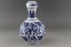 Fine China Jingdezhen Hand Painted Flower Blue And White Porcelain Vase Qianlong Vases photo 1