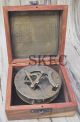 Solid Brass Collectable Maritime Sundial Compass Vintage West London Compasses photo 3