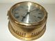 Vintage Dutch 4 Jewel Brass Maritime Ship ' S Bell Strike Nautical Clock Clocks photo 3