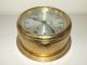 Vintage Dutch 4 Jewel Brass Maritime Ship ' S Bell Strike Nautical Clock Clocks photo 8