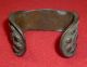 Byzantine Ancient Artifact Bronze Bracelet With Image Of Cross Circa 600 - 800 Ad Other Antiquities photo 8