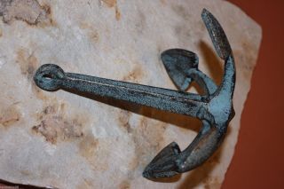 (1) Antique - Look Replica Anchor,  Bronze - Look,  Salvaged - Look Anchor Decor,  Bl - 55 photo