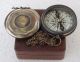 Vintage Brass Poem Compass The Road Not Taken Poem Compass Christmas Gift Compasses photo 4