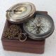Vintage Brass Poem Compass The Road Not Taken Poem Compass Christmas Gift Compasses photo 5