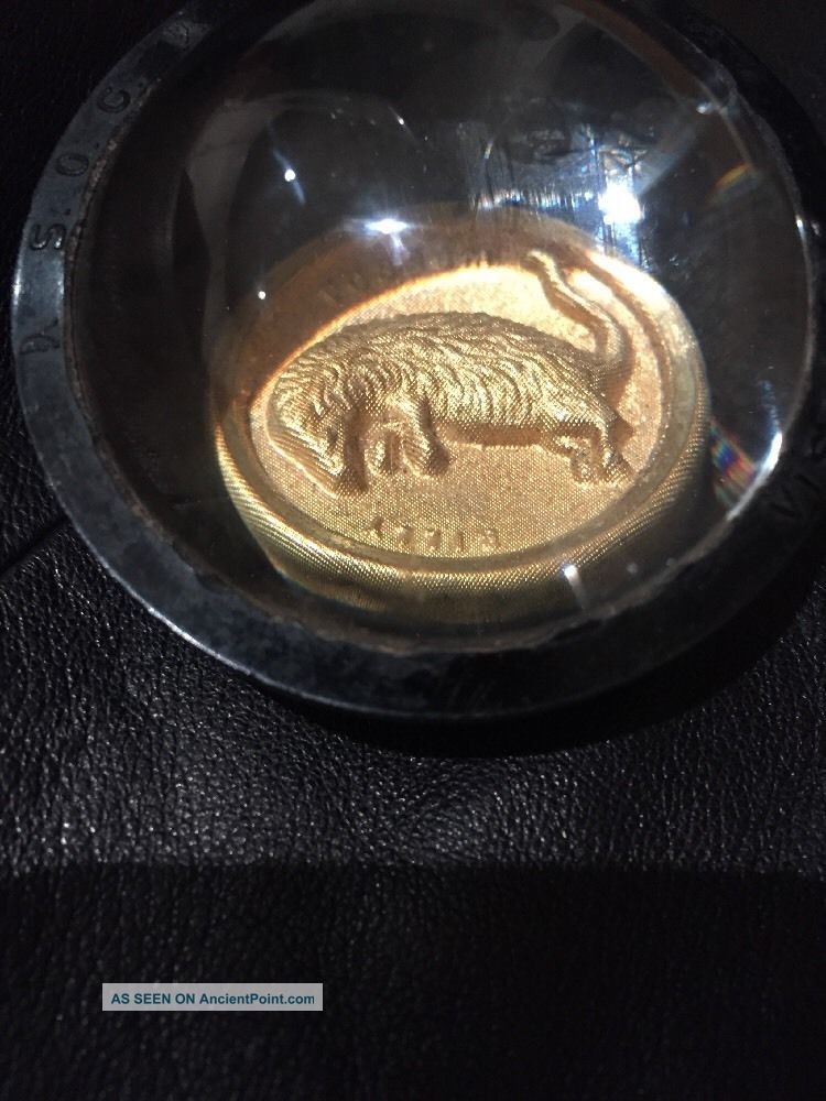Antique Button Raised Dome Billy Possum Art Deco Jewelry 1 