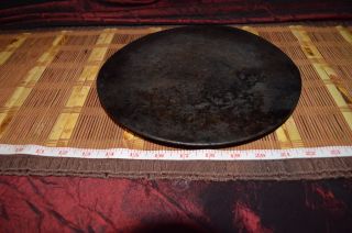 Antique Cast Iron Round Footed Trivet 10 