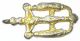 English Medieval Silver Gold Gilt Crucifix Pendant C.  15th Century A.  D. British photo 1