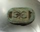 Antique Scarab Bead Faience Egypt 2000 Years Old Egyptian photo 1