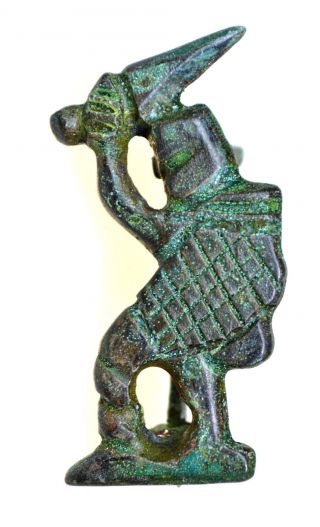 Roman Bronze Legionary Fibula Brooch photo