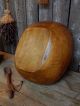 Primitive Hand Carved Wood Dough Trencher Bowl & Folk Art Spoon 13x11 Primitives photo 9