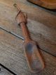 Primitive Hand Carved Wood Dough Trencher Bowl & Folk Art Spoon 13x11 Primitives photo 7