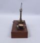 Fine Antique 19c Apothecary Brass & Walnut Measure & Weights Beam Scale Scales photo 4