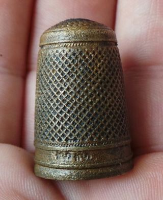 , 17th Century,  Handmade,  Thimble,  With Stamp Or Holemark,  1650 - 1700, photo