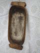 Antique Primitive Wooden Carved Trough Trencher Lithuania Europe Primitives photo 4