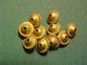 10 Roman Gold Disc Beads Circa 100 - 400 Ad Roman photo 1