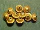 10 Roman Gold Disc Beads Circa 100 - 400 Ad Roman photo 2