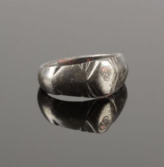 Ancient Roman Silver Ring - Circa 2nd C Ad photo