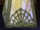 Antique Arts & Crafts 5 Panel Textured Slag Lamp Shade W/ Web Lamps photo 7