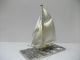 The Sailboat Of Silver985 Of Japan.  184g/ 6.  48oz.  Takehiko ' S Work. Other Antique Sterling Silver photo 1