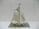 The Sailboat Of Silver985 Of Japan.  184g/ 6.  48oz.  Takehiko ' S Work. Other Antique Sterling Silver photo 2