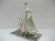 The Sailboat Of Silver985 Of Japan.  184g/ 6.  48oz.  Takehiko ' S Work. Other Antique Sterling Silver photo 3