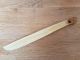 Antique Primitive Letter Knife With Scrimshaw Hand Carved From Reindeer Bone Primitives photo 6