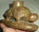 Pre1600 Hopewell Native American Indian Mound Builder Soapstone Turtle Pipe Vafo Native American photo 8