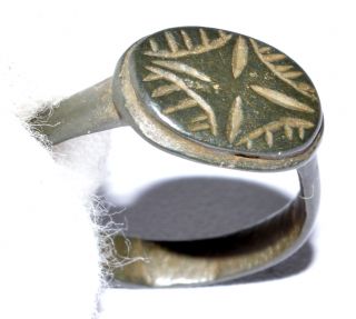 Medieval Religious Ring - Star Of Bethlehem - Historical Gift - Qr5 photo