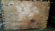 Antique Wood Wooden Box Crate Lid Old Nails Box Storage Box Boxes photo 7