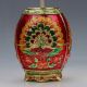 Chinese Exquisite Cloisonne Handwork Carved Peacock Toothpick Box G54 Boxes photo 1
