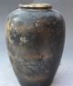 Old Chinese Dynasty Palace Bronze Gilt Carving Flower Bottle Vase Statue As1197 Vases photo 1
