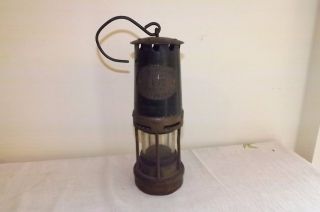 Vintage E.  Thomas & Williams Brass Cambrian Miners Lamp Lantern Light photo