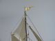Masterly Hand Crafted Signed Japanese Sterling Silver 985 Model Yacht Ship Japan Other Antique Sterling Silver photo 7