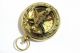Brass Push Button Direction Sundial Compass - Pocket Sundial Compass - Compasses photo 3