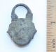 Antique Old Small Brass Pad Lock Other Antiquities photo 1