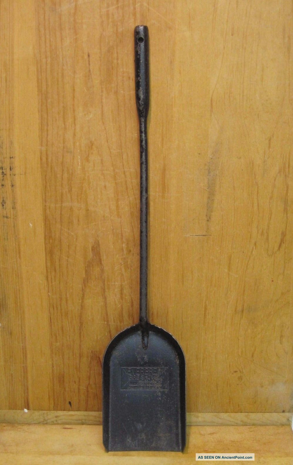 Antique Vintage Neverbreak Fire Shovel Ash Scoop Fireplace Stove Tool 1926 Date Hearth Ware photo