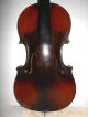 Vintage Old Antique 1800s 1 Pc Back Full Size Violin - String photo 3