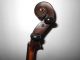 Vintage Old Antique 1800s 1 Pc Back Full Size Violin - String photo 6