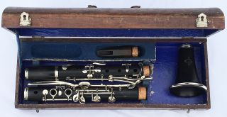 Rare Antique Buffet Crampon Albert System Bb Clarinet,  440hz - Complete Restored photo