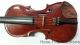 Left Handed 1899 Antique A Stewart Lawrence Ma Stradivarius Copy Violin W Papers String photo 3