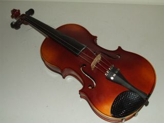 Vintage 1920s Zeswitz Czech Tiger Maple Ebony Fingerboard Violin With Tourte Bow photo
