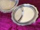 Exquisite Solid Silver Marked 835 Ladies Floral Powder Compact Other Antique Sterling Silver photo 4