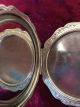 Exquisite Solid Silver Marked 835 Ladies Floral Powder Compact Other Antique Sterling Silver photo 6