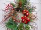 Winter,  Christmas,  Holiday Candy Cane,  Floral Door Wreath,  Wreaths Primitives photo 1
