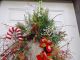 Winter,  Christmas,  Holiday Candy Cane,  Floral Door Wreath,  Wreaths Primitives photo 2