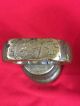 Vintage English Brass Bell Weight 7 - Pound Antique Doorstop Paperweight Scales photo 3